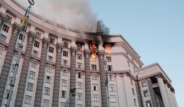 Zelensky condemns ‘ruthless attack’ after Russia hits main government building in Kyiv